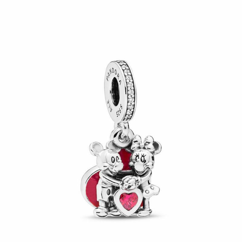 Pandora Disney Minnie & Mickey With Love Charm Silver Egypt PY7380694